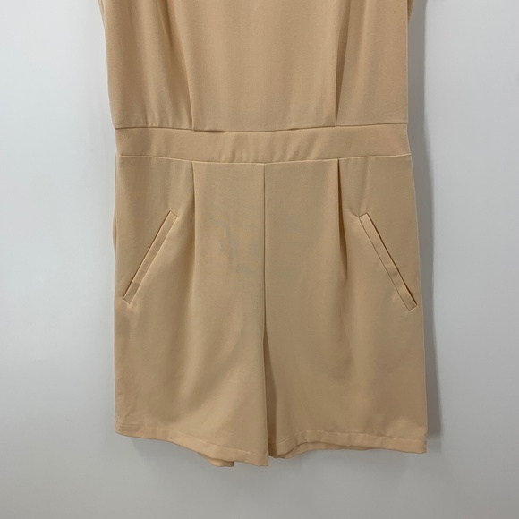ASOS Y.A.S Tailored Peach Playsuit Romper Sz S - Picture 6 of 16
